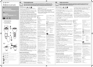 Handleiding Medisana CR 860 Eeltverwijderaar