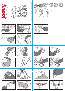 説明書 Joovy TwinGroove Ultralight Double ベビカー