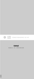 Manual Consul CCI12DB Ar condicionado