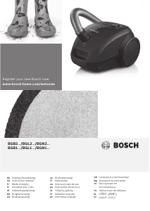 Manuale Bosch BGL25KMON Aspirapolvere