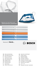 Manuale Bosch TDA3024050 Ferro da stiro