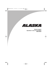 Mode d’emploi Alaska WVC1600 Aspirateur