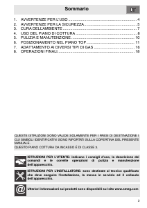 Manuale Smeg PGF96 Piano cottura