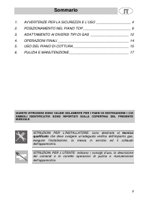 Manuale Smeg PGF75-4 Piano cottura