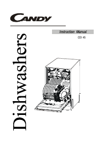 Manual Candy CDI 45 Dishwasher