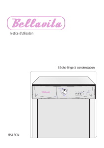 Mode d’emploi Bellavita MSL 6CM Sèche-linge