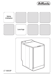 Mode d’emploi Bellavita LT 1005 EP Lave-linge