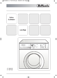 Mode d’emploi Bellavita LF 1207 ELE Lave-linge