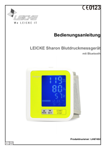 Bedienungsanleitung LEICKE Sharon Blutdruckmessgerät