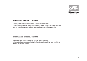 Manuale Beta RR Enduro 4T 125 LC Motocicletta