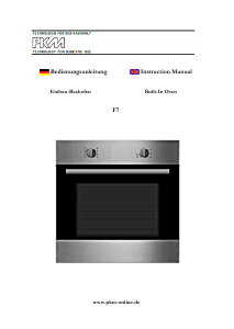 Manual PKM F7 Oven