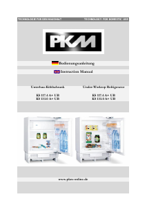 Handleiding PKM KS117.4A+UB Koelkast