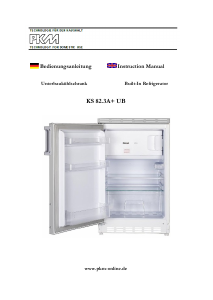 Bedienungsanleitung PKM KS82.3A+UB Kühlschrank