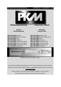 Handleiding PKM UBH5000H Afzuigkap