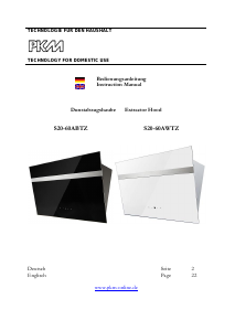 Manual PKM S20-60AWTZ Cooker Hood