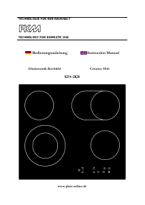 Bedienungsanleitung PKM KF4 2KB Kochfeld