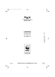 Manuale Electrolux-Rex RI7600TS Lavatrice