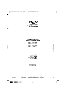 Manuale Electrolux-Rex RIL7200 Lavasciuga