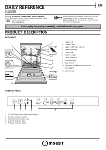 Manual Indesit DIFM 16B1 UK Dishwasher