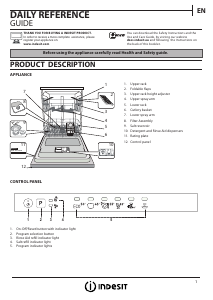 Manual Indesit DIF 16B1 UK Dishwasher