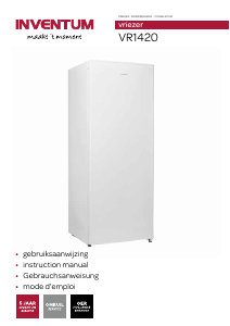 Mode d’emploi Inventum VR1420 Réfrigérateur