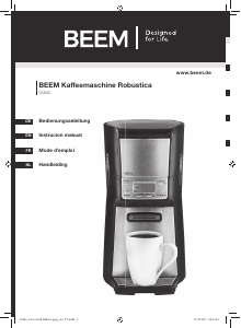 Bedienungsanleitung Beem Robustica Kaffeemaschine