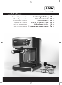 Bedienungsanleitung Beem i-Joy Cafe Ultimate Espressomaschine