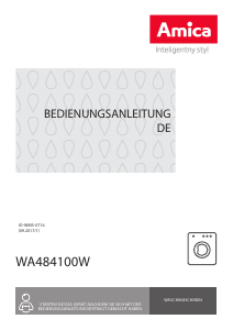 Bedienungsanleitung Amica WA 484 100 W Waschmaschine