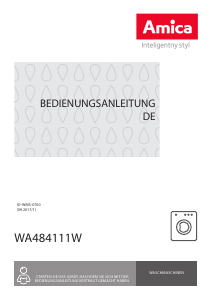 Bedienungsanleitung Amica WA 484 111 W Waschmaschine