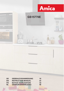 Mode d’emploi Amica GS 15770 E Congélateur