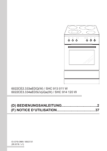 Bedienungsanleitung Amica SHC 914 120 W Herd