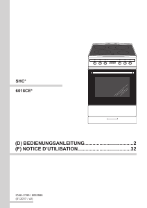 Mode d’emploi Amica SHC 11642 W Cuisinière