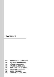 Manual Amica EMW 13184 E Microwave