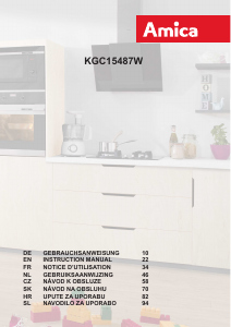 Manual Amica KGC 15487 W Fridge-Freezer
