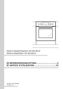 Bedienungsanleitung Amica EH 923 620 E Backofen