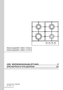 Mode d’emploi Amica KMG 13163 E Table de cuisson