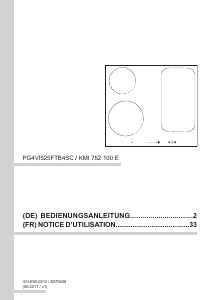 Mode d’emploi Amica KMI 752 100 E Table de cuisson