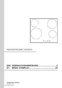 Bedienungsanleitung Amica KMC 744 600 E Kochfeld