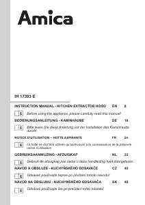 Bedienungsanleitung Amica IH 17393 E Dunstabzugshaube