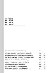 Instrukcja Amica KH 17801-1 E Okap kuchenny