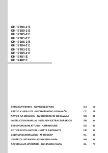 Handleiding Amica KH 17183-3 E Afzuigkap