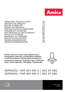 Manual Amica KHF 695 900 S Hotă