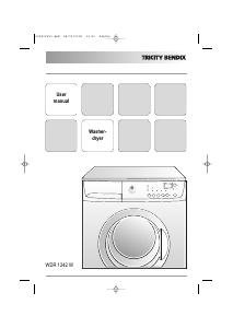 Manual Tricity Bendix WDR1242W Washer-Dryer