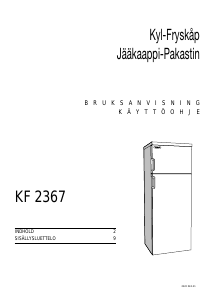 Bruksanvisning ElektroHelios KF2367 Kyl-frys