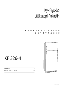 Bruksanvisning ElektroHelios KF326-4 Kyl-frys