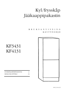 Käyttöohje ElektroHelios KF3431 Jääkaappipakastin