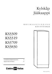 Käyttöohje ElektroHelios KS3309 Jääkaappi