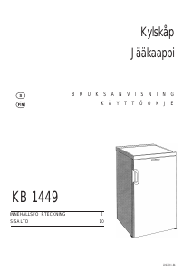 Käyttöohje ElektroHelios KB1449 Jääkaappi