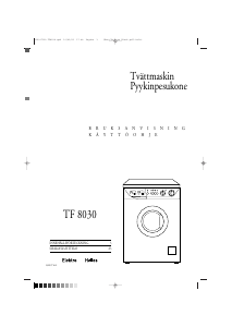 Käyttöohje ElektroHelios TF8030 Pesukone