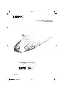 Bruksanvisning Bendix BWD1011 Kombinerad tvätt-tork